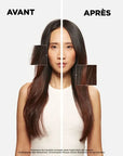 Before and after effects of RITUEL D'EXCEPTION RÉGÉNÉRANT on hair.