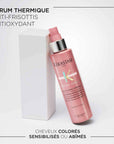 Sérum thermique anti-frisottis pour cheveux colorés Chroma Absolu.