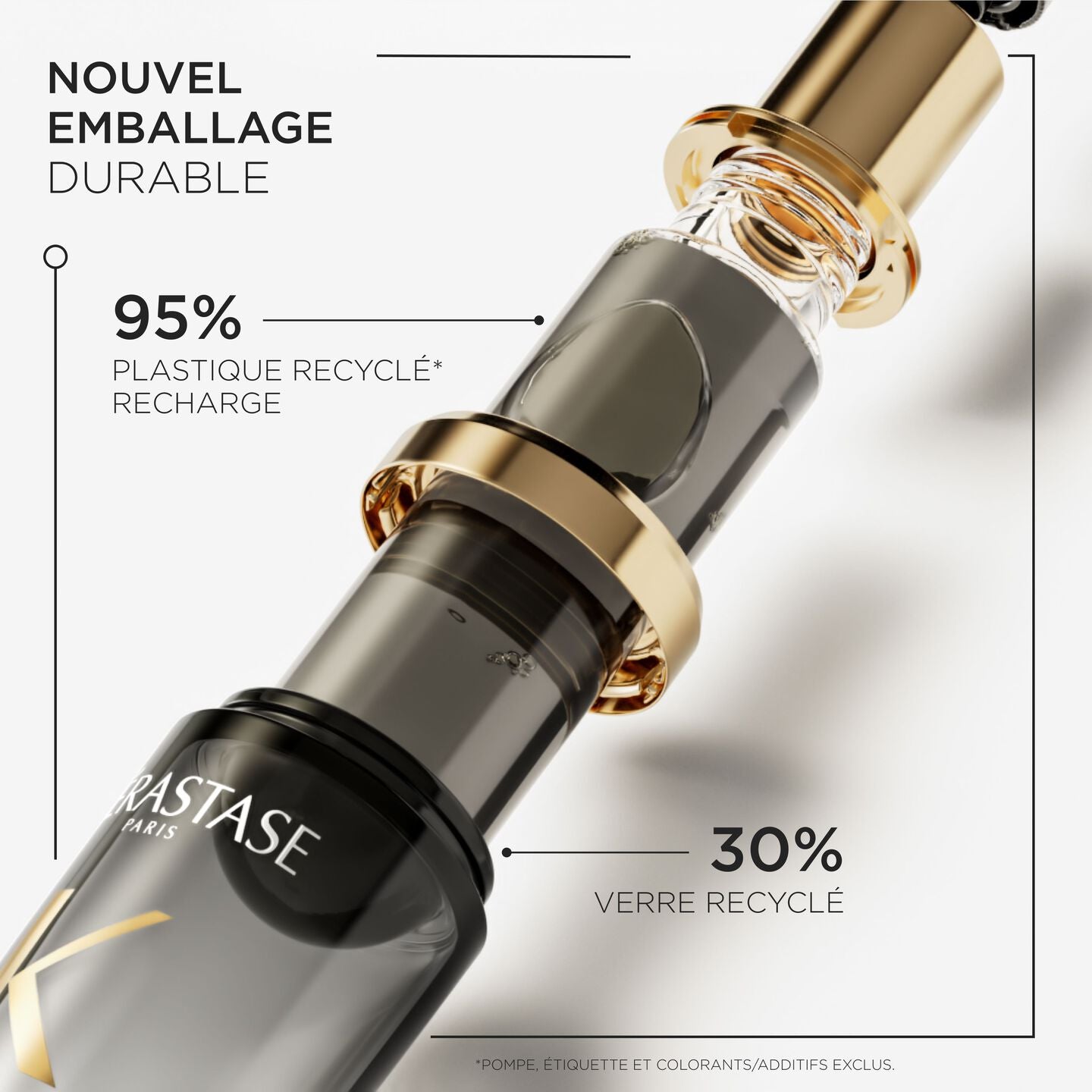 Chronologiste Huile De Parfum bottle with elegant design and sustainable packaging, featuring recycled materials.