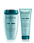 Kerastase Resistance duo for reconstructing and repairing damaged hair, limited edition.